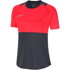 Nike Dri-FIT Academy Pro Short Sleeve Top Women - Anthracite/Bright Crimson/Bright Crimson/White