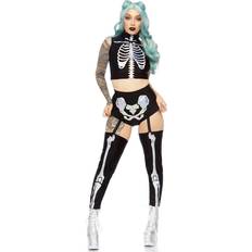 Leg Avenue Skelett Maskeradkläder Leg Avenue Holographic Skeleton Costume