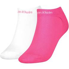 Calvin Klein Dam Strumpor Calvin Klein Sneaker Gripper Socks 2-pack - Pink/White