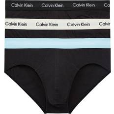 Calvin Klein Tangas Kalsonger Calvin Klein Hip Slip 3-packs - B-Rain Dance/Black/Ivory