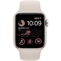 Apple Stegräknare - iPhone Wearables Apple Watch SE 2022 40mm Aluminum Case with Sport Band