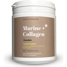 Förbättrar muskelfunktion - Kollagen Kosttillskott Green Goddess Marine Collagen Chocolate 250g