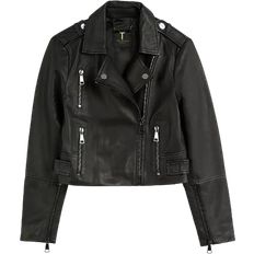 Ted Baker Jackor Ted Baker Leather Biker Jacket - Black