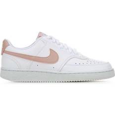 Nike 39 ½ - Dam Sneakers Nike Court Vision Low Next Nature W - White/Pink Oxford