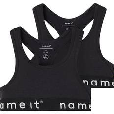 Name It Toppar Name It Short Top without Sleeves 2-pack - Black