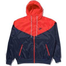 Nike Jackor Nike Sportswear Windrunner Hooded Jacket Men - Midnight Navy/Light Crimson/Midnight Navy