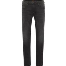 Lee Bomull - Herr - Svarta - W32 Jeans Lee Luke Dark Worn Slim Fit Jeans - Black