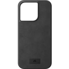 BLACK ROCK Protective Leather Case (iPhone 14 Pro) Svart