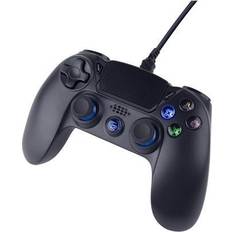 PlayStation 4 - Svarta Handkontroller Gembird JPD-PS4U-01 Wired Vibration Game Controller For PlayStation 4