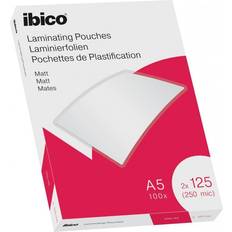 Ibico Lamineringslomme A5 125 micron mat (100 stk
