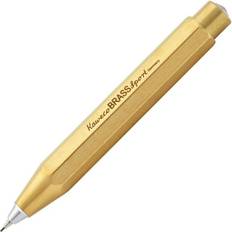 Kaweco Brass Sport tryck blyertspenna 0,7 mm HB I blyertspenna av högkvalitativ mässing I ädel tryckpenna 10,5 cm klassisk design – perfekt fickformat I tryckpenna påfyllningsbar