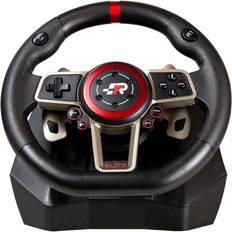 PlayStation 4 - Trådlös Ratt- & Pedalset Blade FR-TEC Suzuka Elite Next Racing Steering Wheel with Gear Shifter and 3 Pedal Set, Rotation 900º 270º, Vibration Feedback, Paddle Shifters For PC, PS3, PS4, Xbox One, Xbox Series X/S & Switch