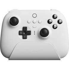 8Bitdo PC Handkontroller 8Bitdo Ultimate Bluetooth Controller with Charging Dock (Nintendo Switch/PC) - White