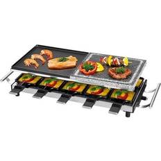 Profi Cook Raclette/grill/griddle/hot stone Rustfrit