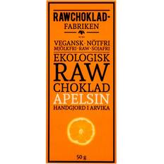 Laktosfritt Choklad Organic Raw Chocolate Orange 50g