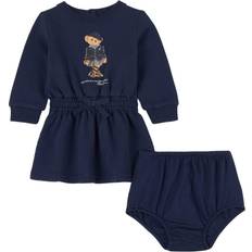 Ralph Lauren Polyester Barnkläder Ralph Lauren Branded Sweat Dress - Navy