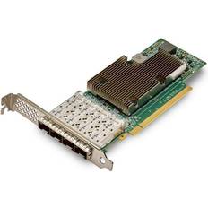 Broadcom NetXtreme E-Series P425G Nätverksadapter PCIe 4.0 x16 låg profil 10/25 Gigabit SFP28 x 4