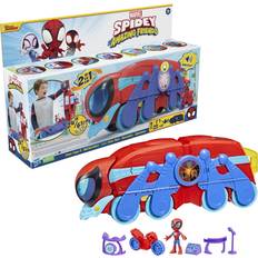 Hasbro Leksaker Hasbro Marvel Spidey & His Amazing Friends Spider Crawl R 2 in 1 Headquarters Playset