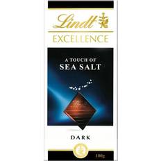 Lindt Choklad Lindt Excellence Sea Salt Dark Chocolate Bar 100g