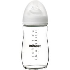 Mininor Glas Nappflaskor & Servering Mininor Glass Bottle 0M 240ml