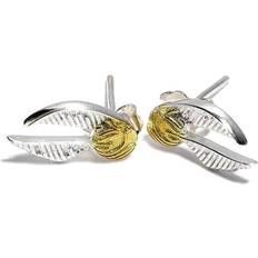 Harry Potter Snitch Stud Earrings - Silver/Gold