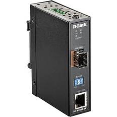 D-Link Nätverkskort D-Link 10/100/1000 Mbps to SFP Industrial Media Converter