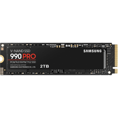 M.2 - PCIe Gen4 x4 NVMe - SSDs Hårddisk Samsung 990 PRO PCIe 4.0 NVMe M.2 SSD 2TB