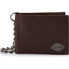 Dickies Bifold Chain Wallet-High Security with ID Window Card Pockets, Rich
