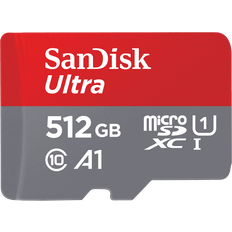 SanDisk 512 GB Minneskort & USB-minnen SanDisk MicroSDXC Ultra Class 10 UHS-I/U1 150mb/s 512GB