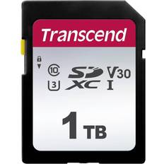 1 TB - Class 10 Minneskort & USB-minnen Transcend 300S SDXC Class 10 UHS-I U3 V30 100/40MB/s 1TB