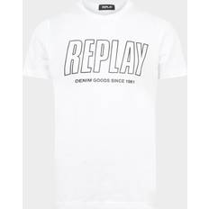 Replay Överdelar Replay T-Shirt, Vit, T-shirts till Kille