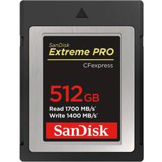 SanDisk 512 GB - U3 Minneskort & USB-minnen SanDisk Extreme Pro CFexpress Card Type B 1400MB/s 512GB