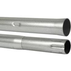 Silver Kabelskydd Deltaco Mast pipe 1.5m, 38mm, spliceable, galvanized