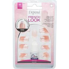 Depend Lim inkluderat Nagelprodukter Depend French Look Medium Square 100-pack