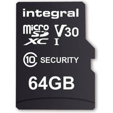 Integral Minneskort Integral MicroSDXC Class 10 UHS-I V30 100/60 MB/s 64GB