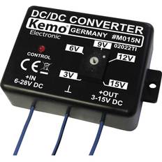 Kemo Kemo-Electronic Spänningsomvandlare Komponent Ingångsspänning (område) 6 28 V/DC Utspänning (intervall) 3 15 V/DC