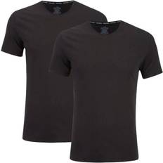 Calvin Klein Bomull - Herr - Svarta Överdelar Calvin Klein Modern Cotton Lounge T-shirt 2-pack - Black