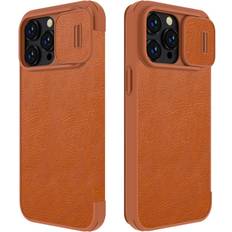 Nillkin Läder / Syntet Mobilfodral Nillkin Qin Pro Series Case for iPhone 14 Pro Max