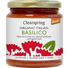 Clearspring Demeter italiensk basilico pasta sås 300