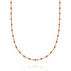 Daisy Treasures Coral Beaded Necklace BN03_GP