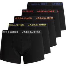 Jack & Jones Bambu Underkläder Jack & Jones Boxershorts 5-pack - Black