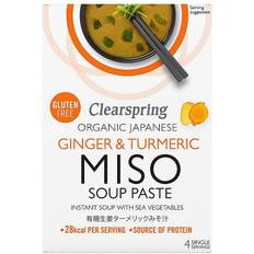 Clearspring Misosoppa Ginger & Tumeric Eko 4 påsar