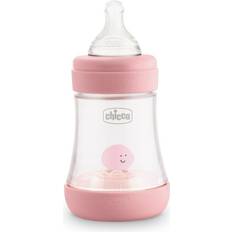 Chicco Rosa Nappflaskor Chicco Bottle Perfect5 0M 150ml Pink Silicone