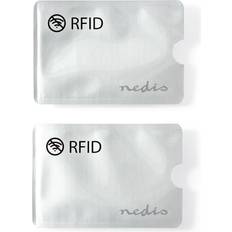 Nedis RFID Fodral Skydd mot: 10 KHz 5.8 GHz Lämplig för 3 Kort 3.36 g Aluminium Silver