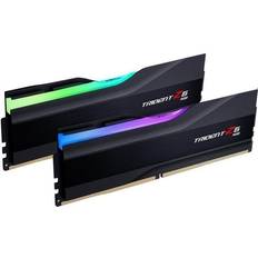 6000 MHz - 64 GB - Belysning - DDR5 RAM minnen G.Skill Trident Z5 Neo RGB Black DDR5 6000MHz 2x32GB (F5-6000J3040G32GX2-TZ5NR)