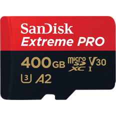 SanDisk Extreme Pro microSDXC Class 10 UHS-I U3 V30 A2 200/140MB/s 400GB +SD Adapter