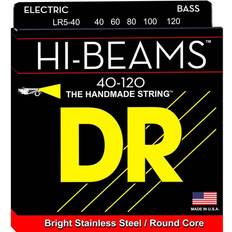DR Strings LR5-40 Hi-Beam 5-strängad bassträngar, 040-120
