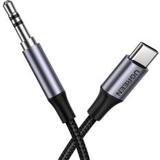 Silver - USB-kabel Kablar Ugreen USB Type C Aux P40 Pro 1.5m