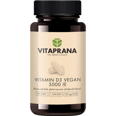 Vitaprana D-vitaminer Vitaminer & Kosttillskott Vitaprana D3 Vegan 5000 IE, 90