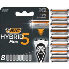Bic Rakhyvlar & Rakblad Bic Hybrid 5 Flex 8-pack